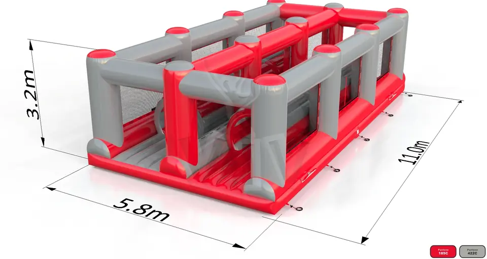 Universal Obstacle Course commercial inflatable obstacle course