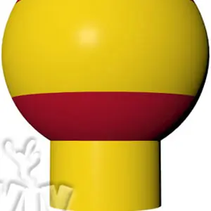Balloon with narrow base 4 m commercial promotional inflatable balloon