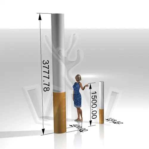 Cigarette 3.7 m commercial custom inflatable
